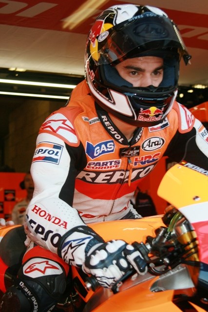 Αποφασιστικότητα στο βλέμμα του Pedrosa 